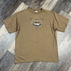 Vintage Ripley's Aquarium Shirt Large 1990's Tan Brown Believe It Or Not Museum